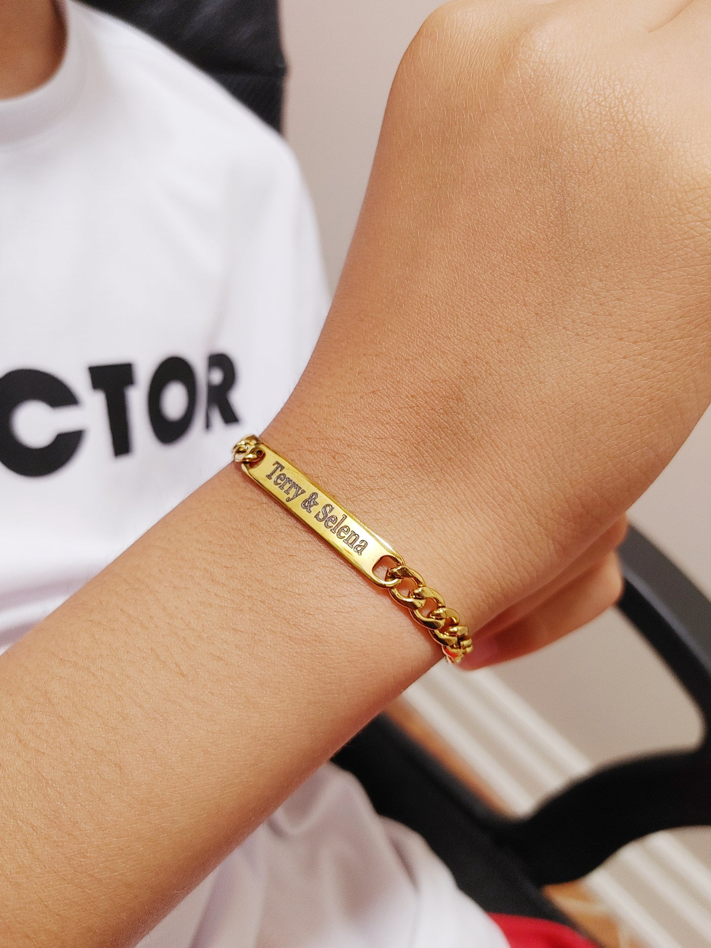Personalized Handwriting Curb Chain Bracelet