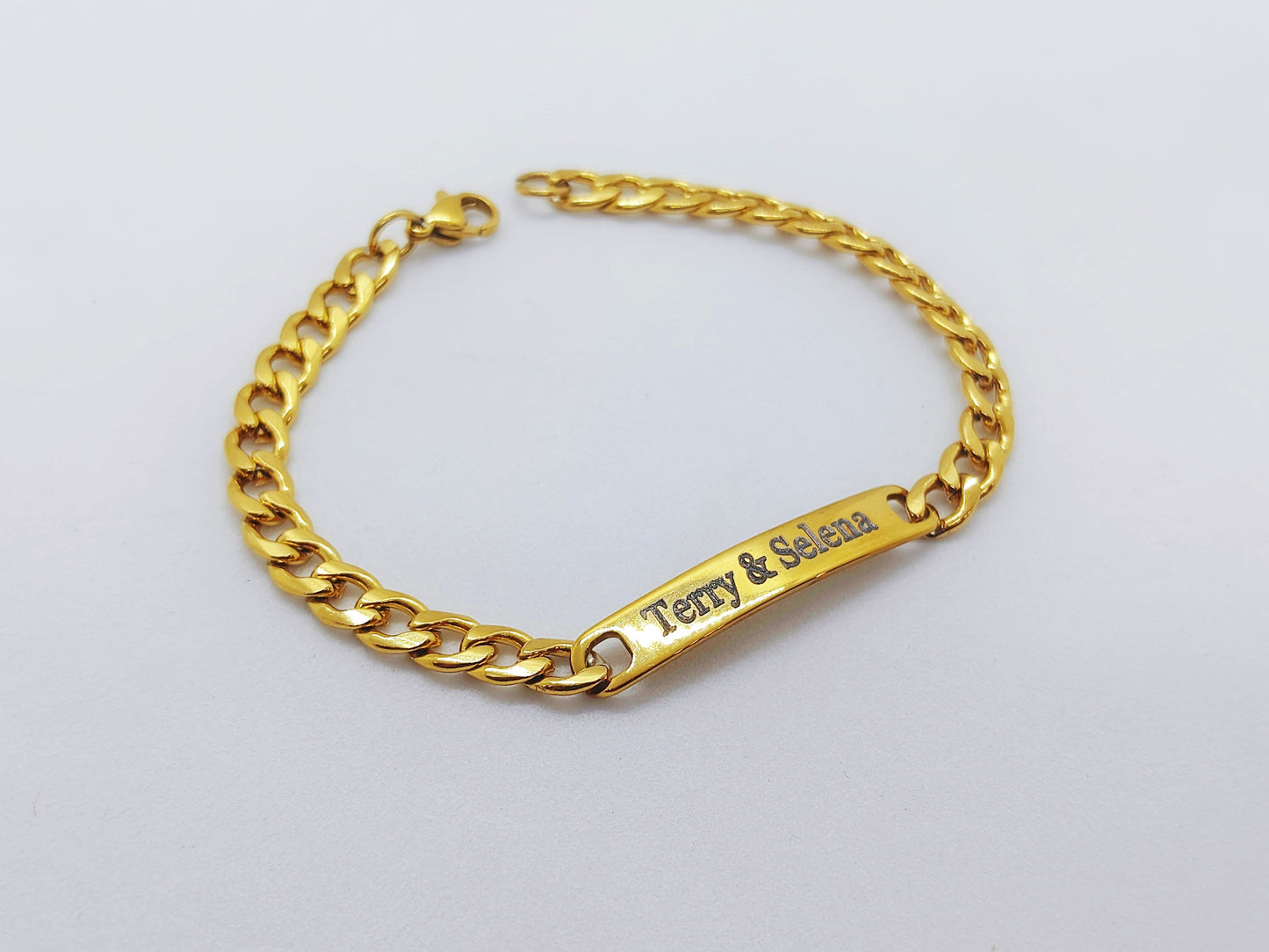 Personalized Handwriting Curb Chain Bracelet
